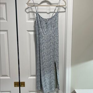 Abercrombie & Fitch Blue Floral Midi Dress